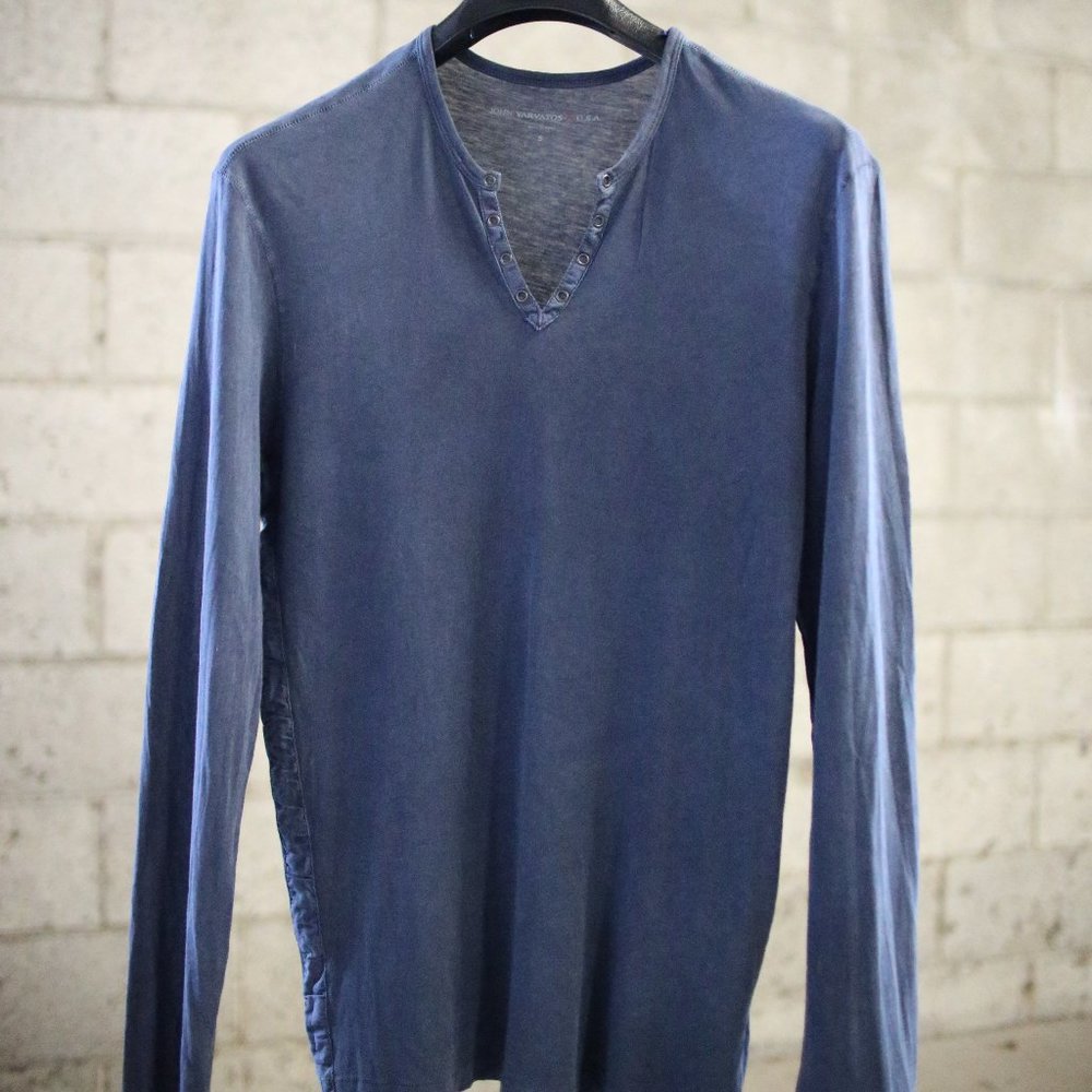 John Varvatos Star USA Luxe long Sleeve T